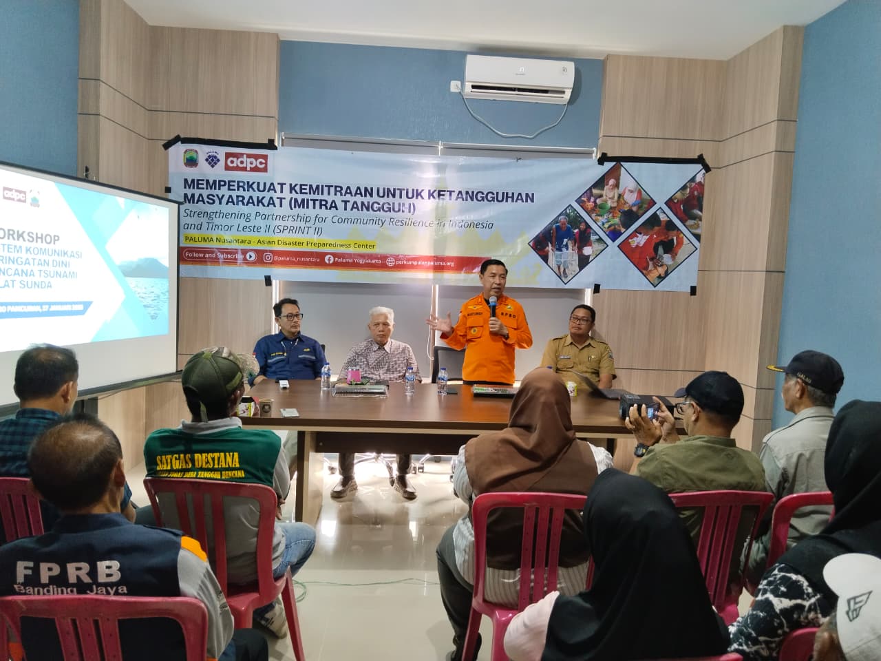 BPBD Lampung Selatan Dorong Kemitraan "Mitra Tangguh" Melalui Workshop Komunikasi Peringatan Dini